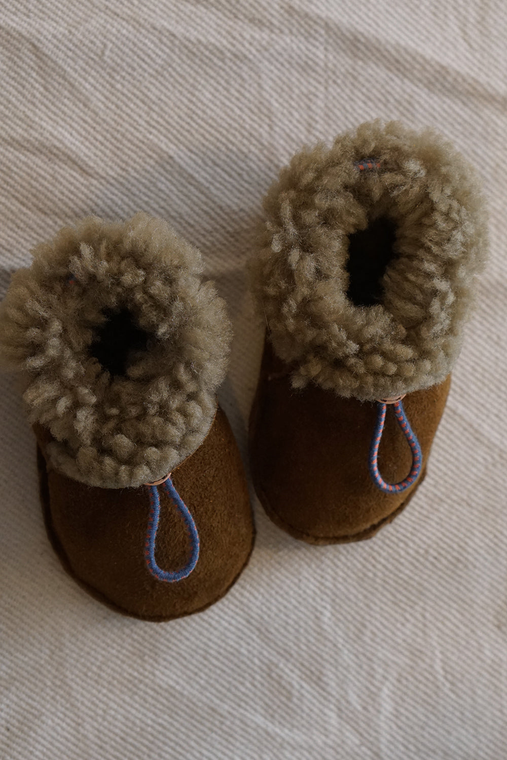 Sheepskin Baby Shoe | Brown Shearling