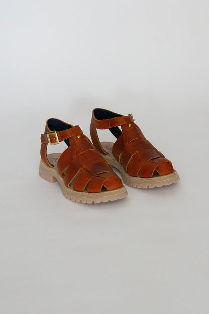 Batch No. 5 | Woven Sandal | Brick | Size 6.5