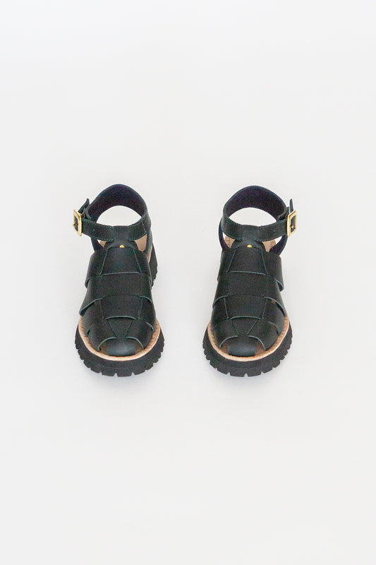 Batch No. 5 | Woven Sandal | Bottle Green