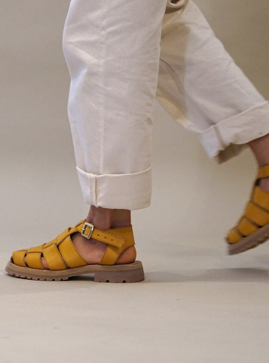 Batch No. 5 | Woven Sandal | Yellow