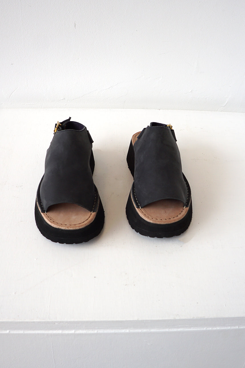 Sling Back Sandal | Charcoal | 6.5 F