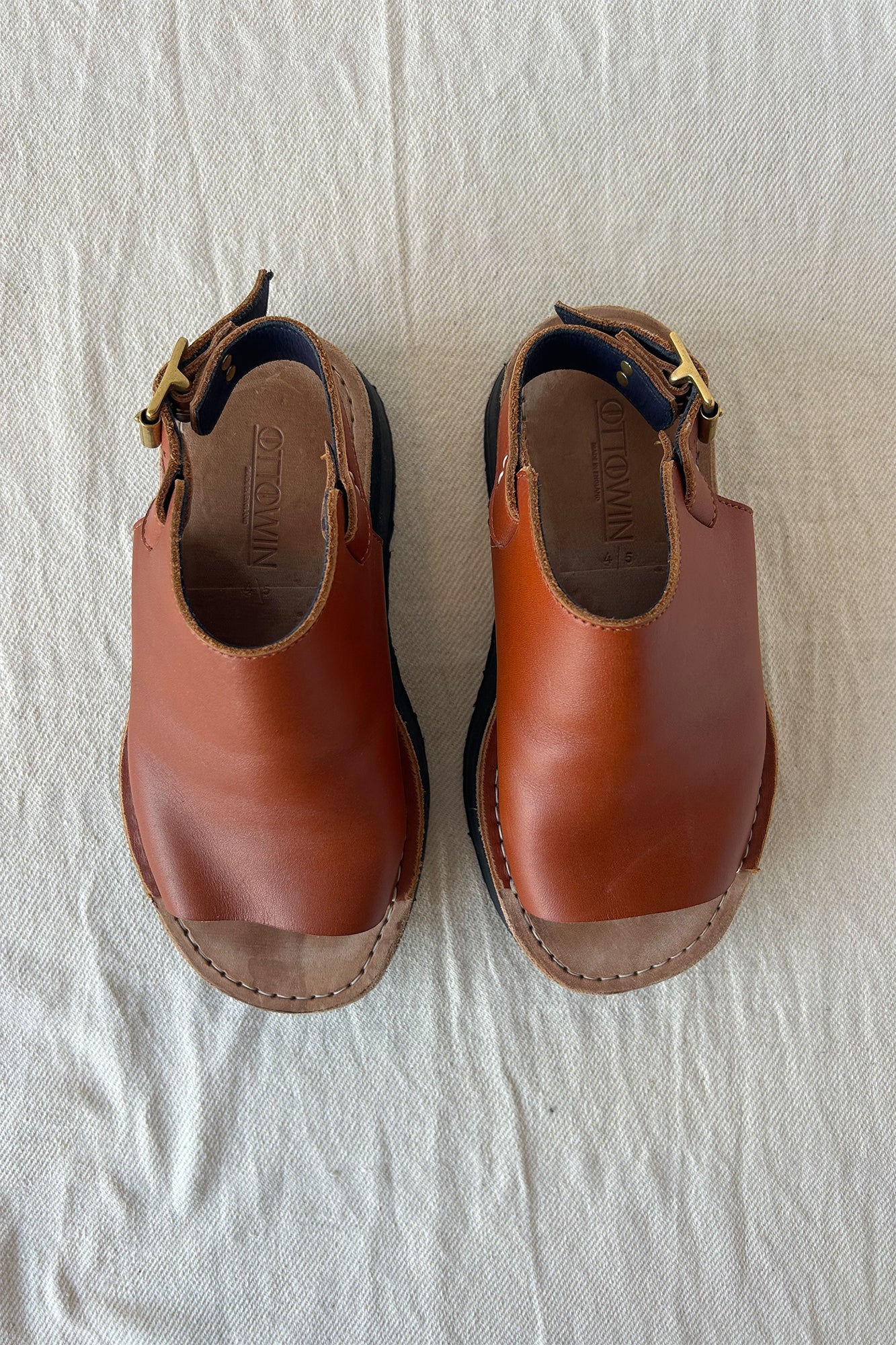 Sling Back | Tan | 4.5 Extra Wide