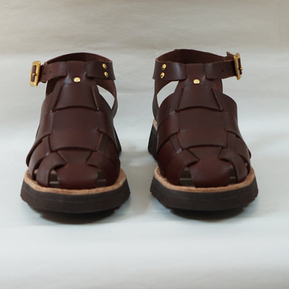 Woven | Brown | 6 F | Wedge Sole