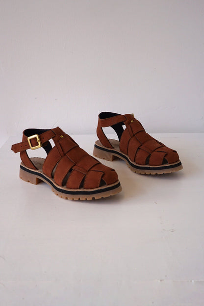 Woven Sandal | Brick | 5