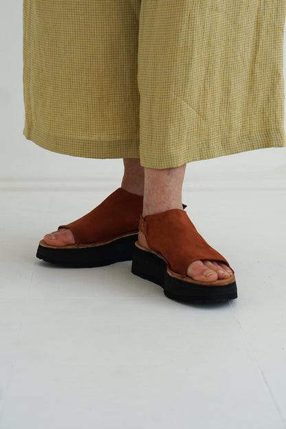 Sling Back Sandal | Brick | 6.5